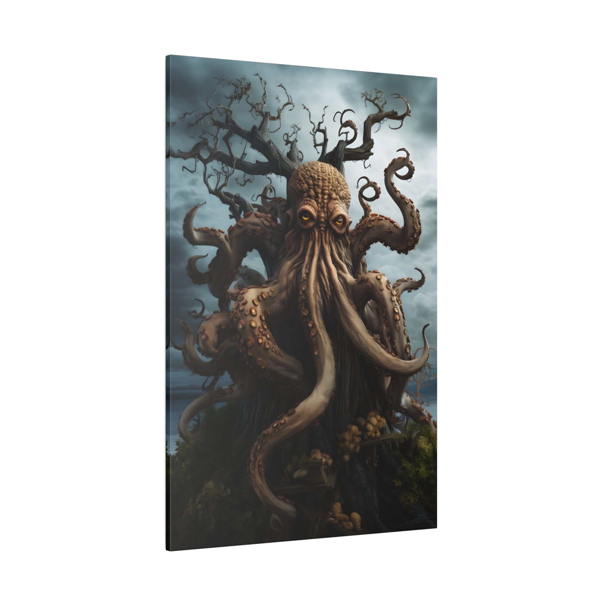 .75&quot; Matte Canvas - Cthulhu&