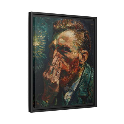Framed Canvas - Van Gogh Stinky Glare