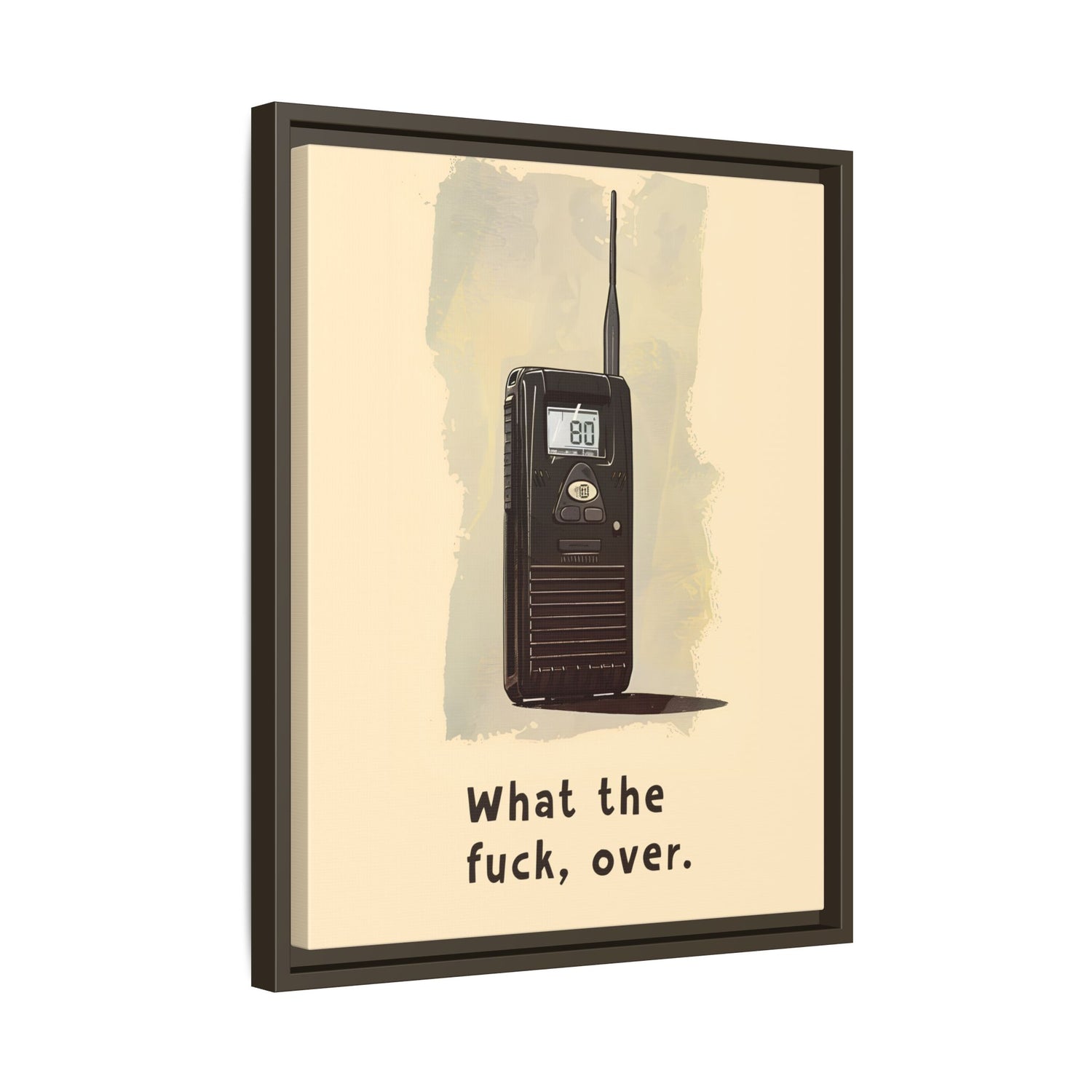 Framed Canvas - Walkie Talkie WTF Moment