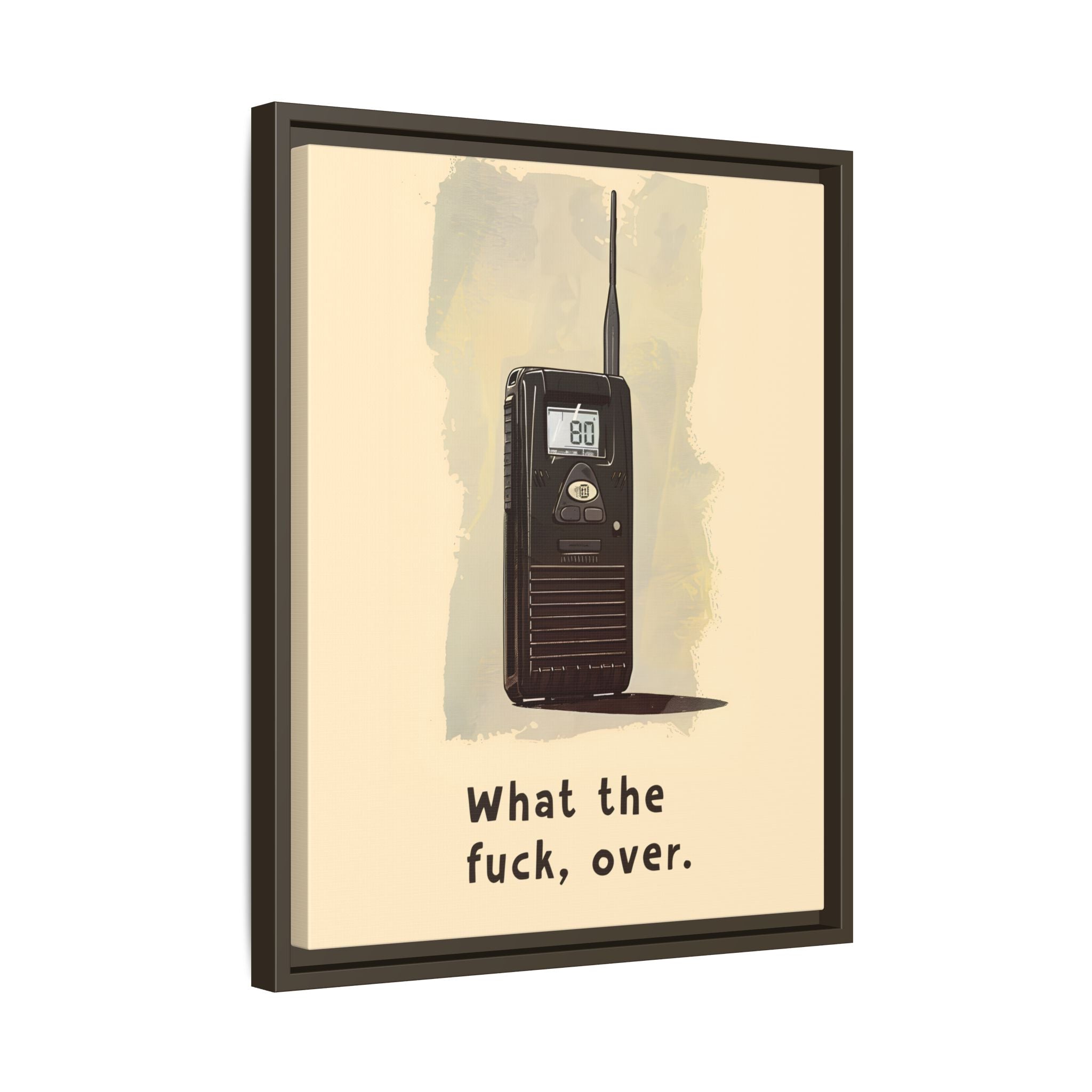 Framed Canvas - Walkie Talkie WTF Moment