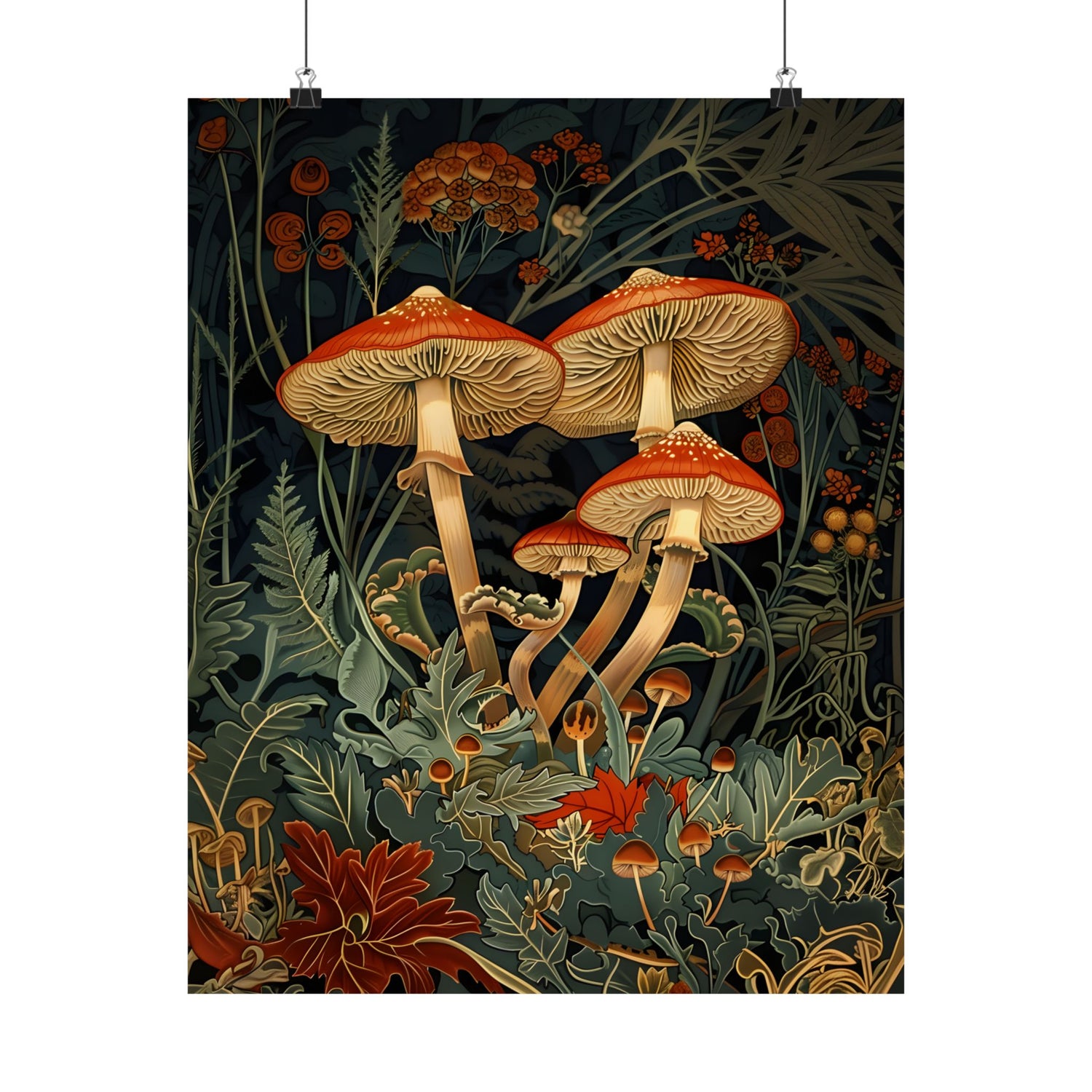 Elegant Mushroom Reverie