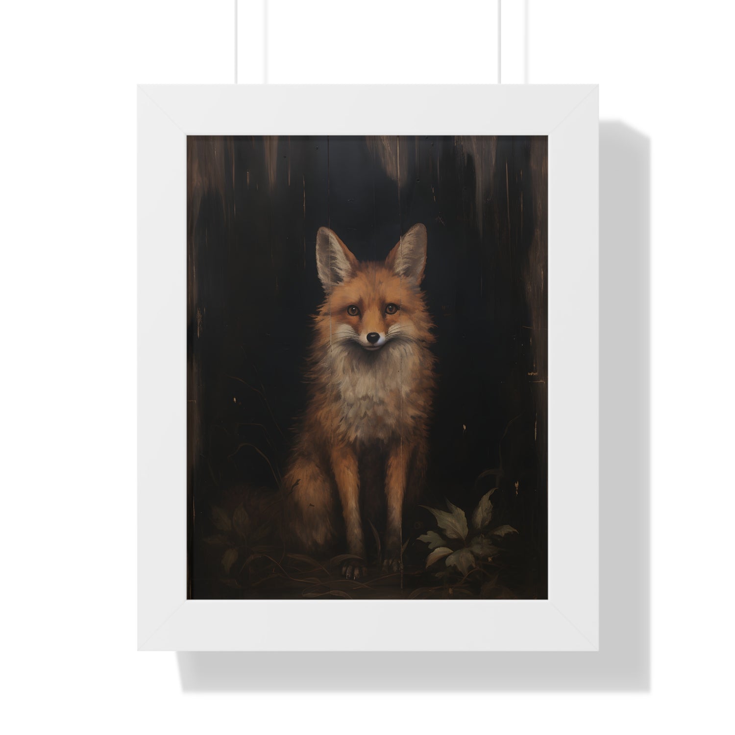 Framed Paper Print - Mystical Fox Gaze