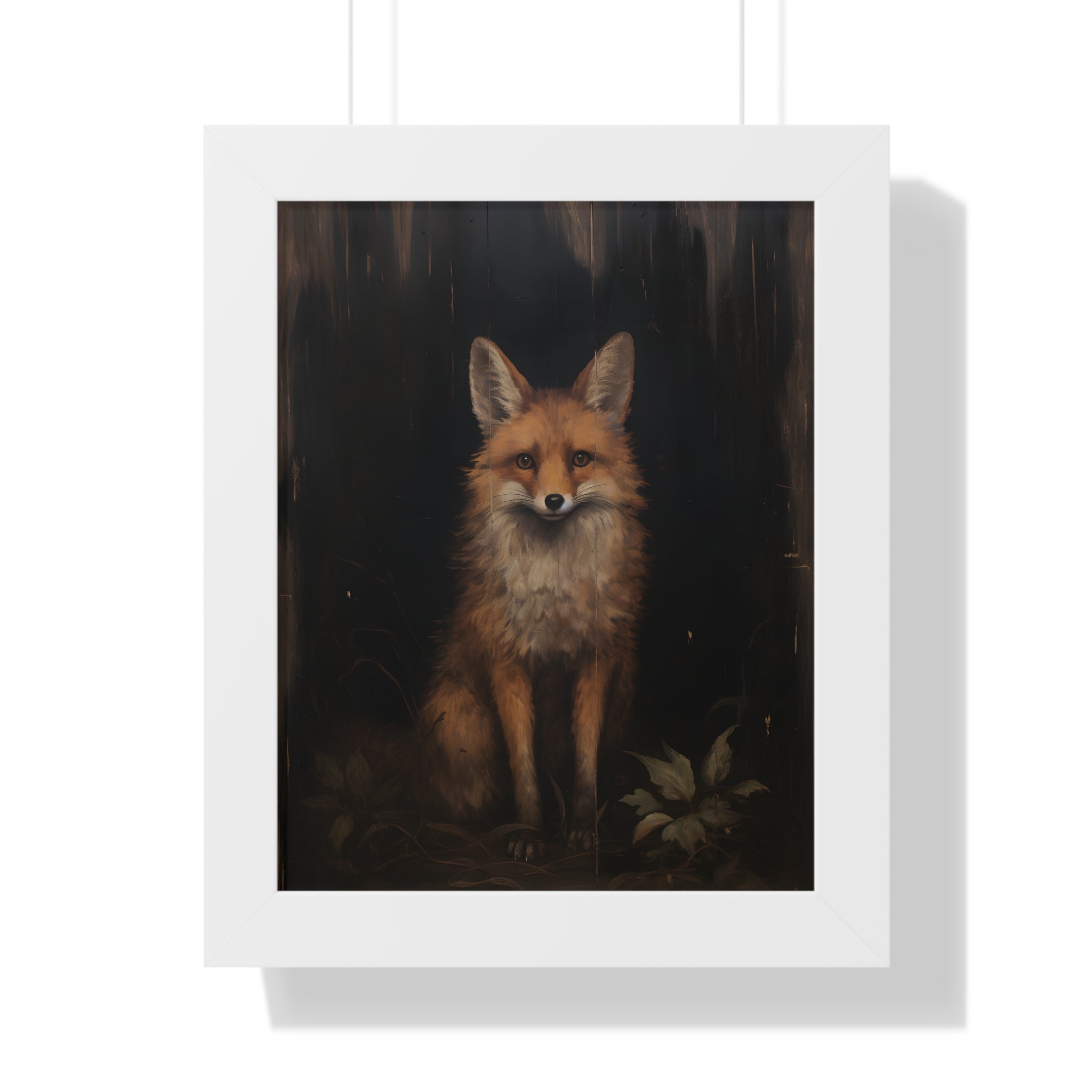 Framed Paper Print - Mystical Fox Gaze