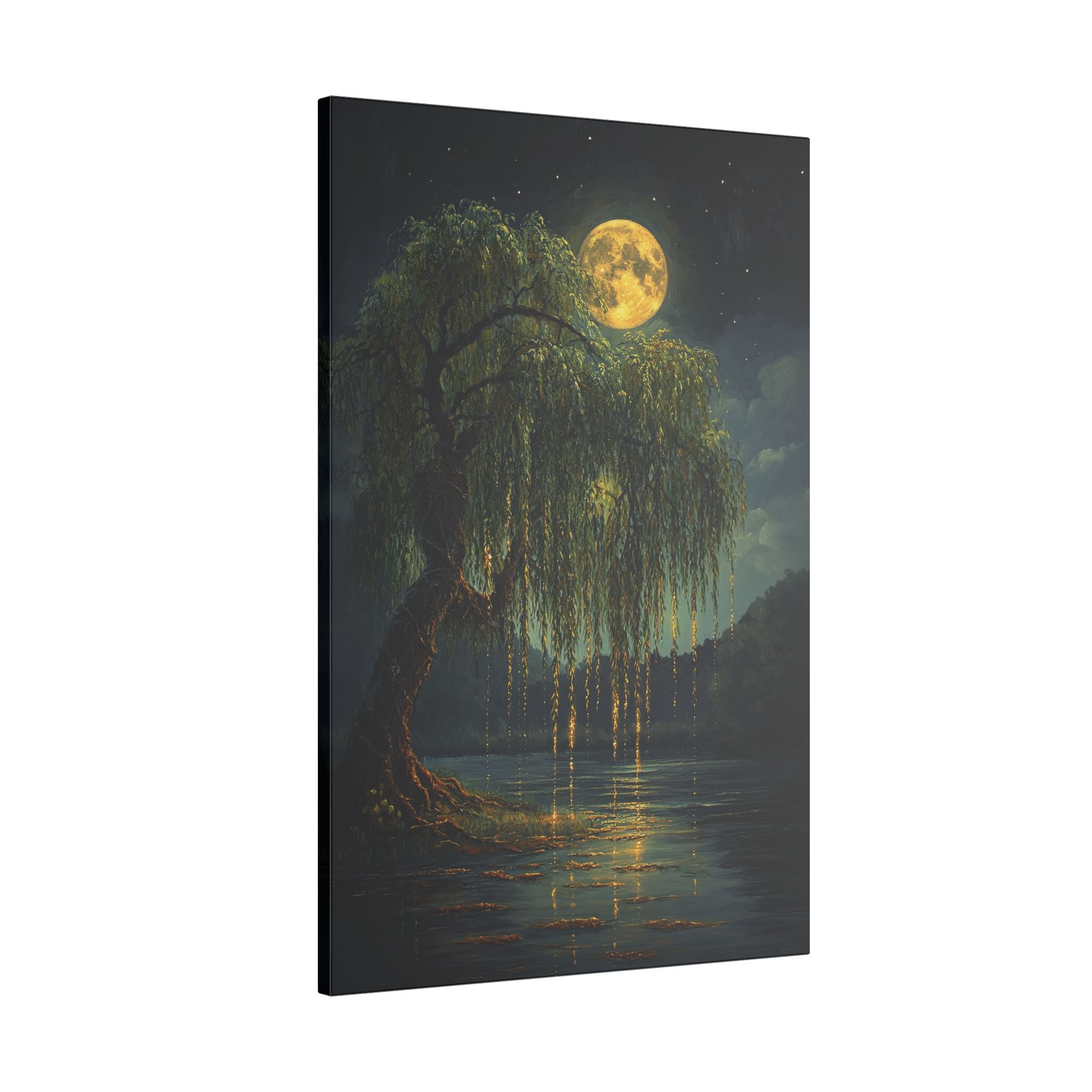 .75" Matte Canvas - Moonlit Willow Glow
