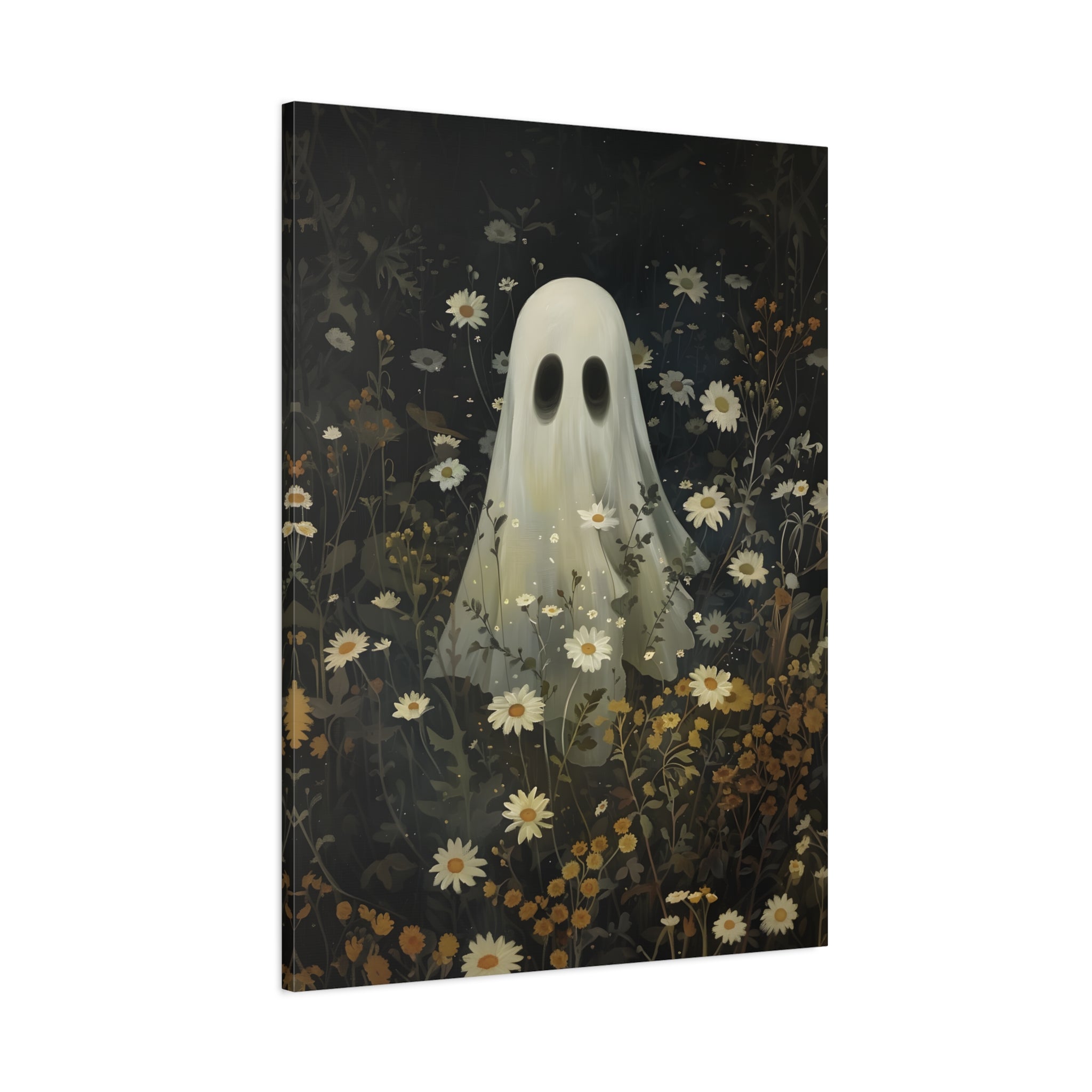 1.25" Matte Canvas - Daisy Meadow Ghost