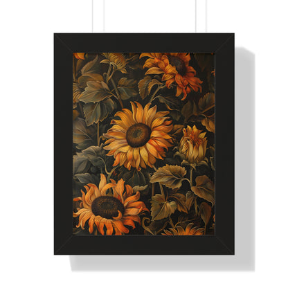 Framed Paper Print - Sunflower Glow