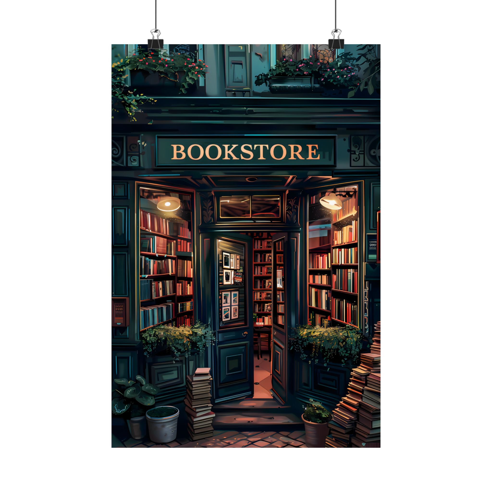 Midnight Bookstore Glow