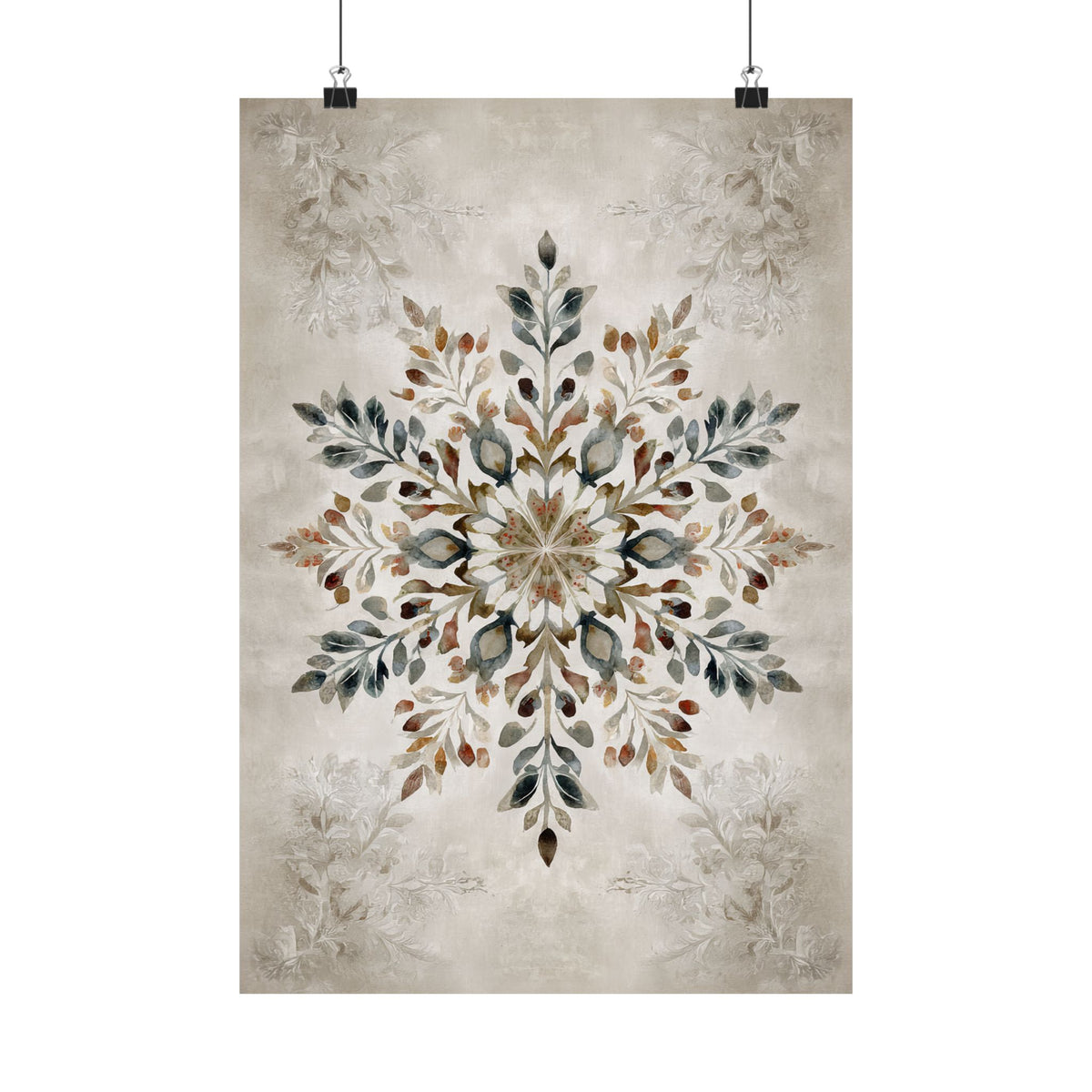 Nordic Botanical Snowflake