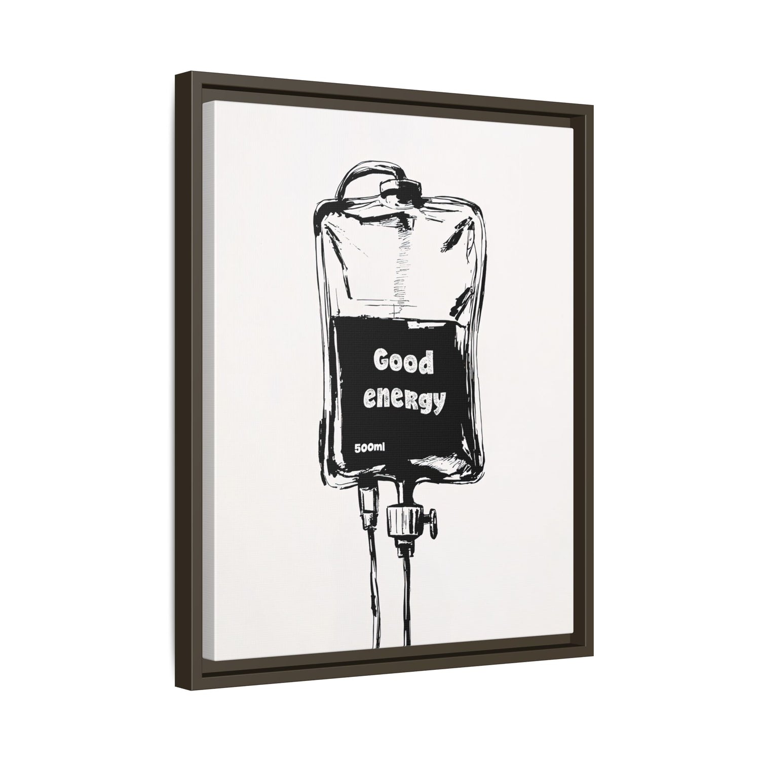 Framed Canvas - Good Energy IV Bag