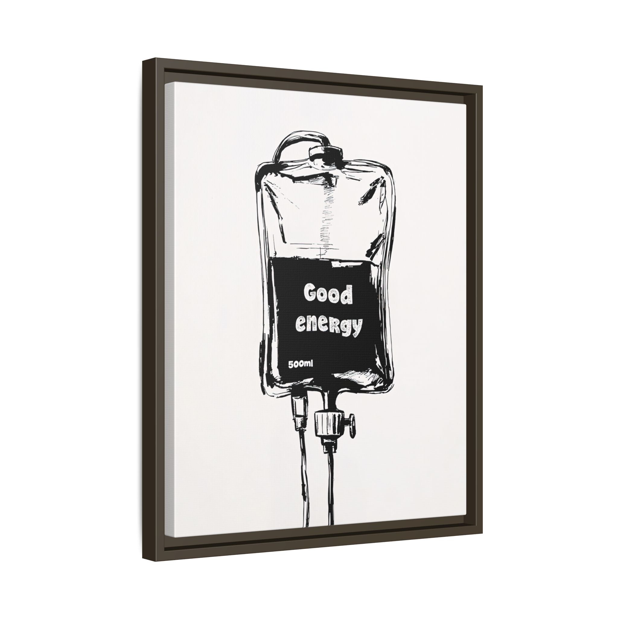 Framed Canvas - Good Energy IV Bag