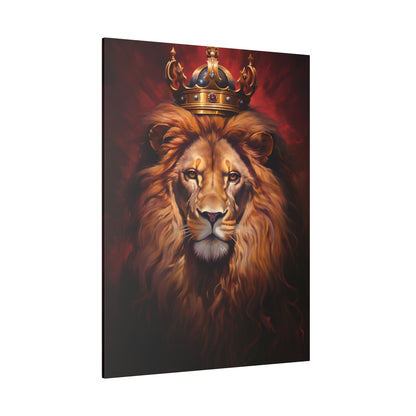 .75&quot; Matte Canvas - Majestic Lion Royale