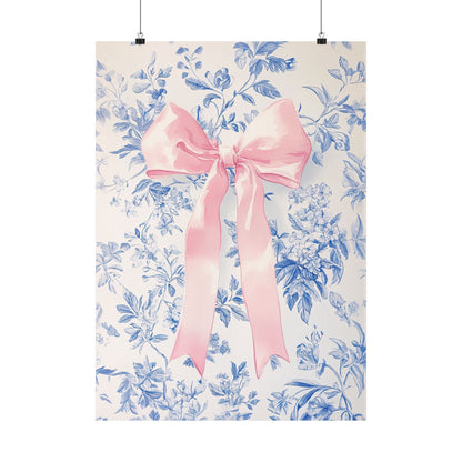 Pink Bow Floralscape