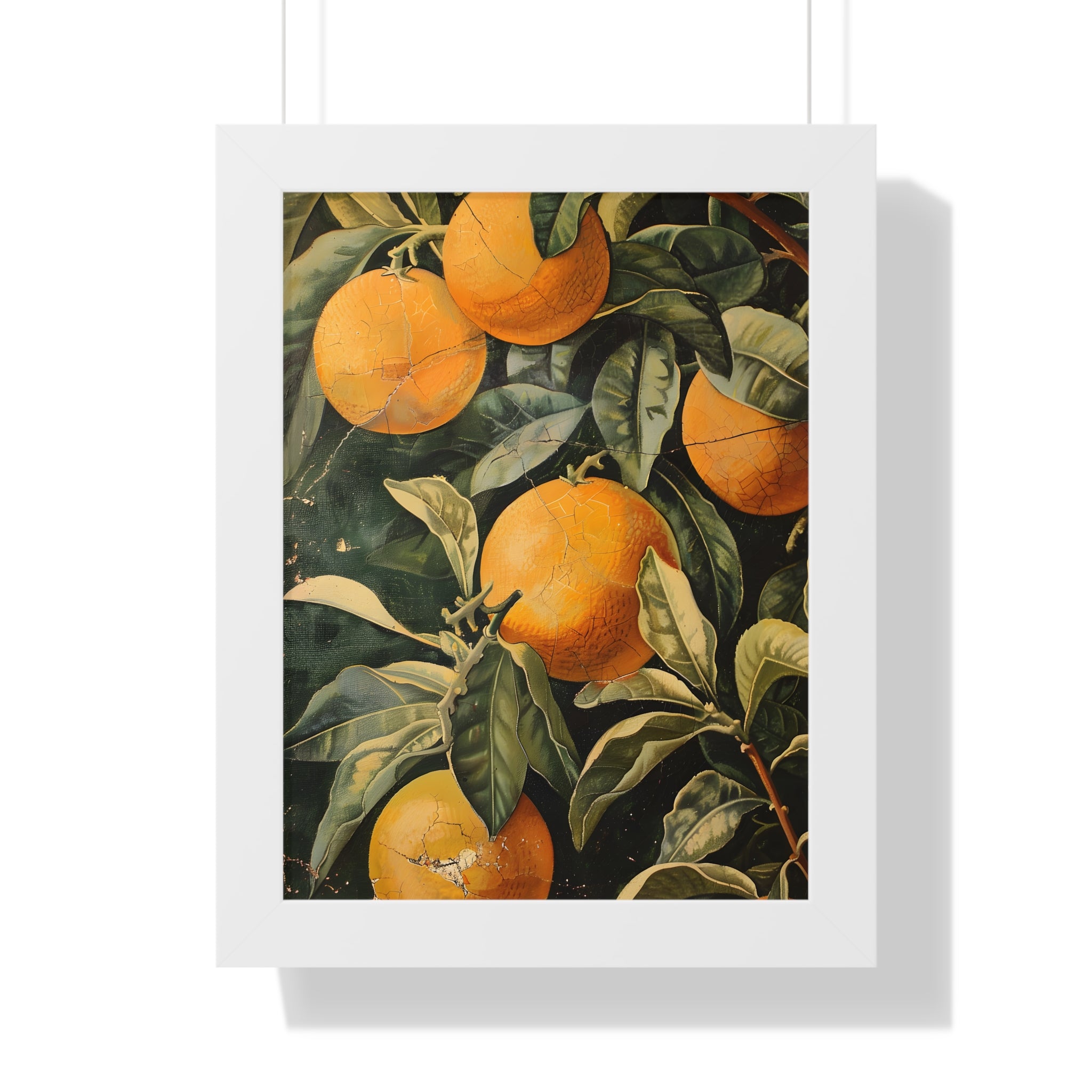 Framed Paper Print - Citrus Grove Splendor