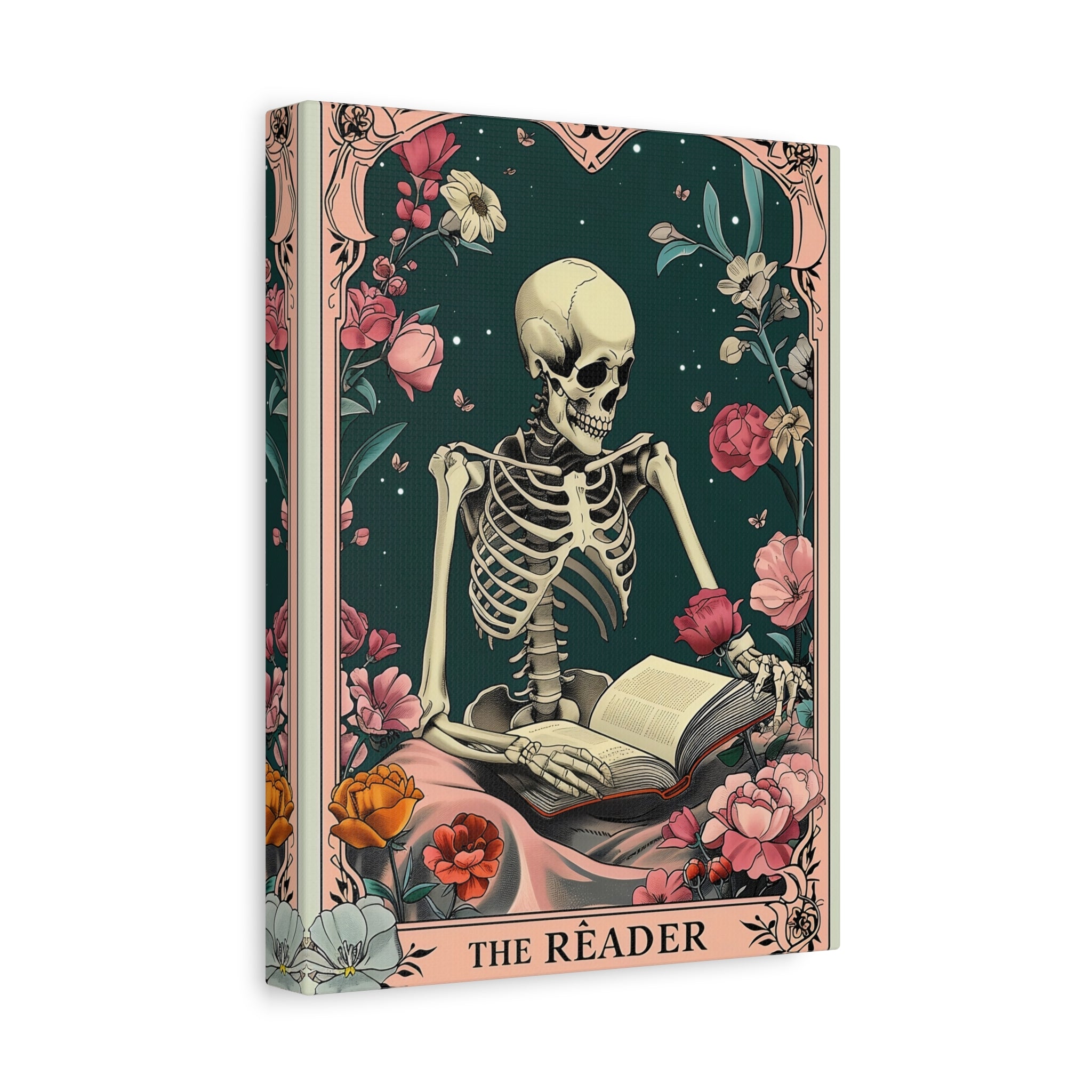 1.25" Matte Canvas - The Eternal Reader