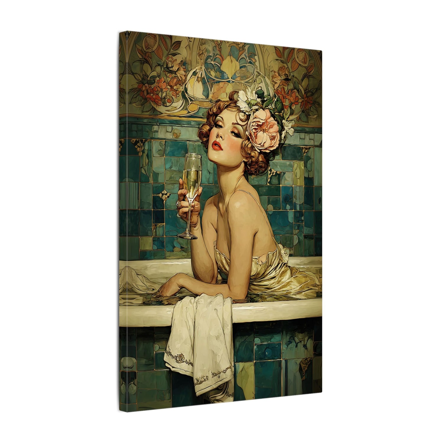 .75" Matte Canvas - Champagne Bathtub Coquette