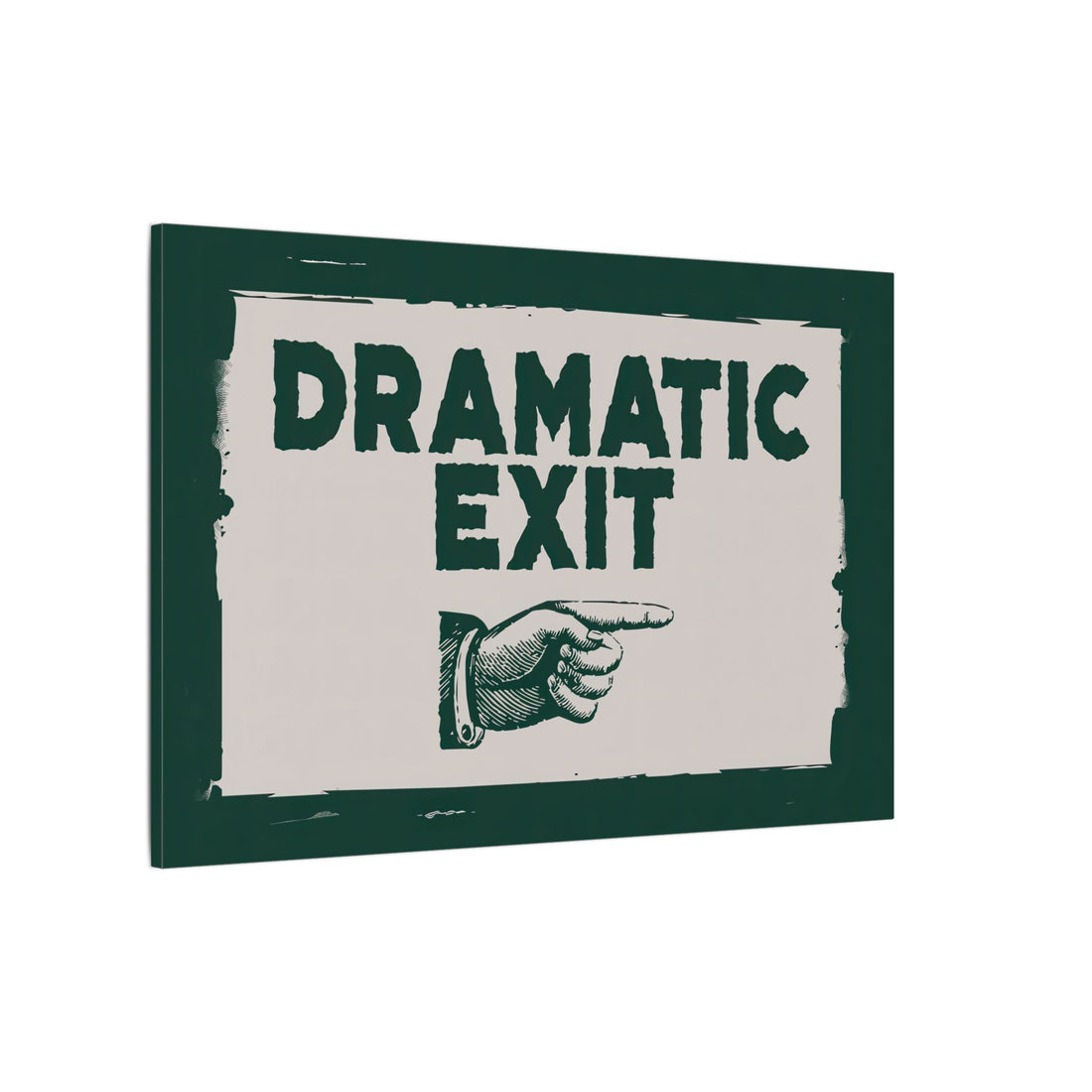 .75&quot; Matte Canvas - Dramatic Exit Strategy