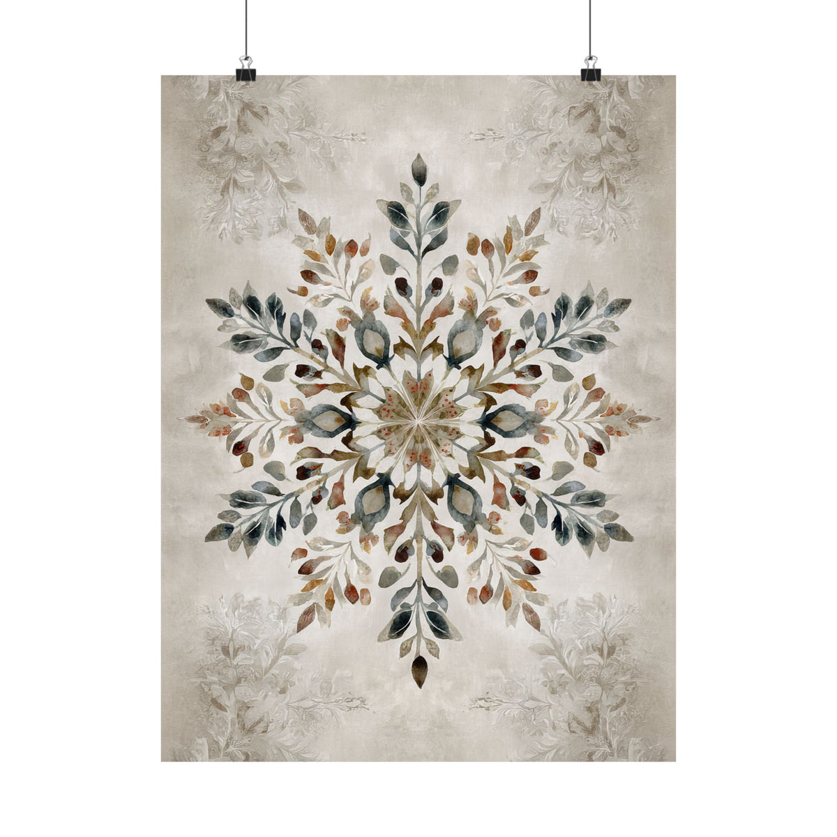 Nordic Botanical Snowflake