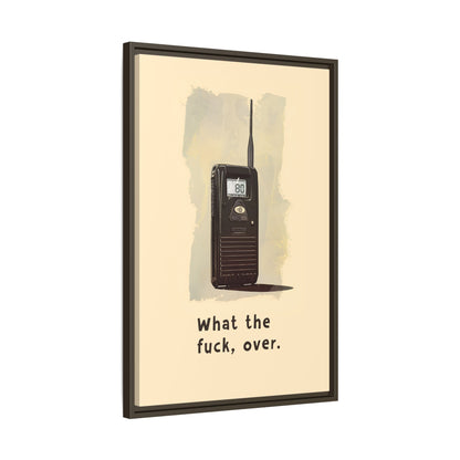 Framed Canvas - Walkie Talkie WTF Moment