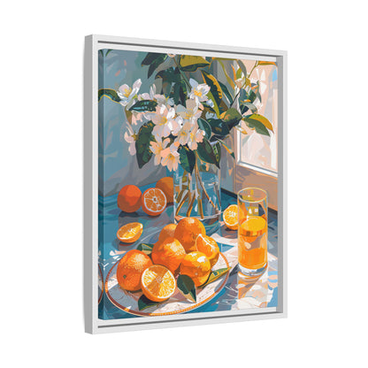 Framed Canvas - Citrus Blossom Morning