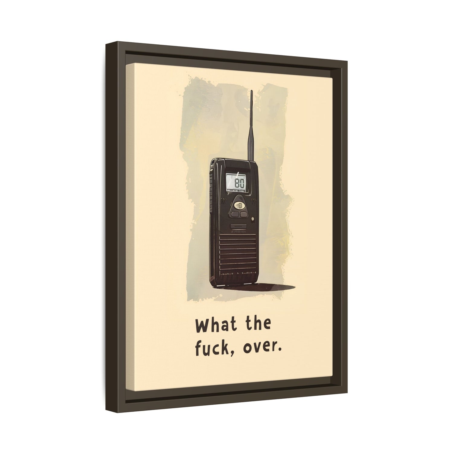 Framed Canvas - Walkie Talkie WTF Moment