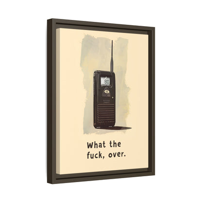 Framed Canvas - Walkie Talkie WTF Moment