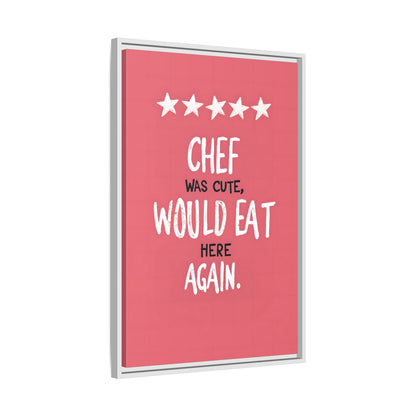 Framed Canvas - Chef’s Charm