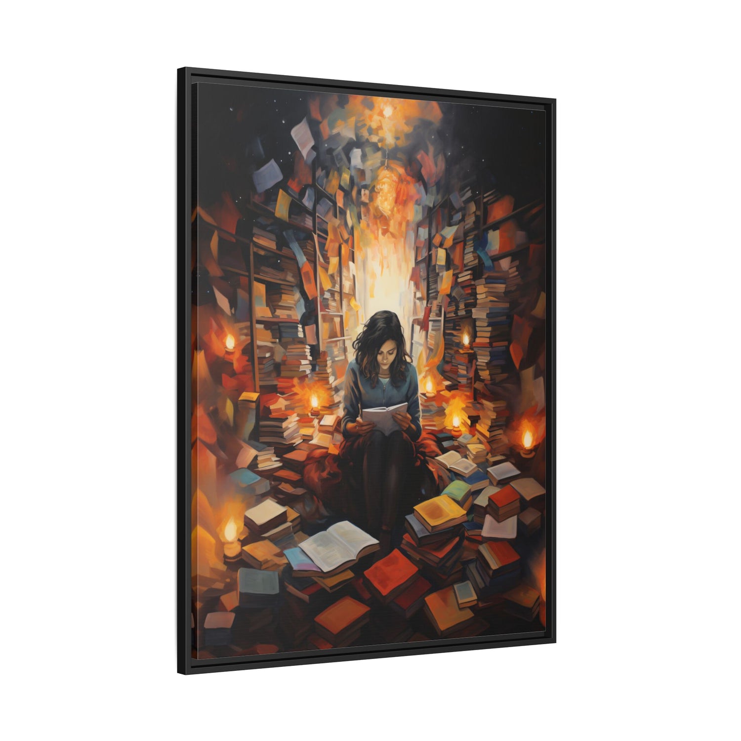 Framed Canvas - The Sanctuary of Stories