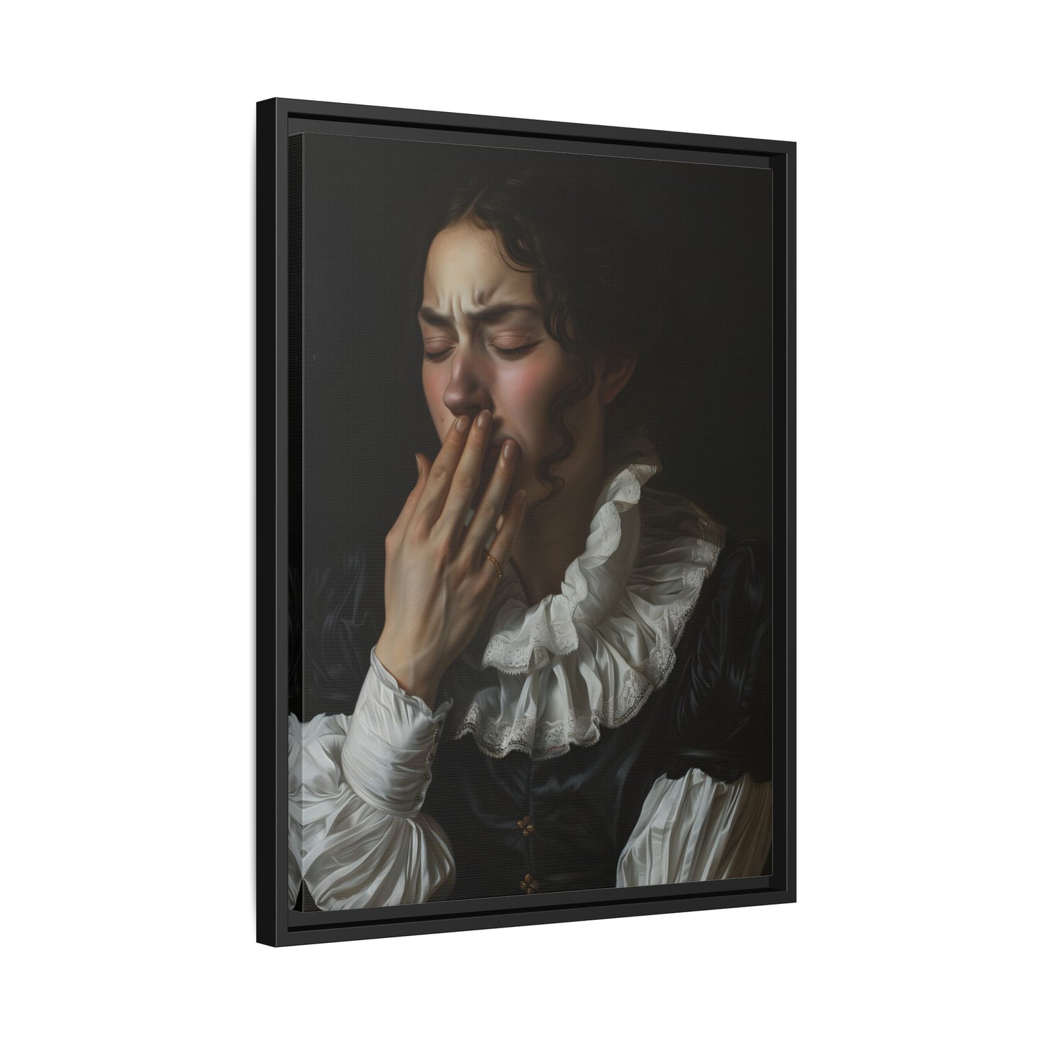 Framed Canvas - Oh No, It Hit Me