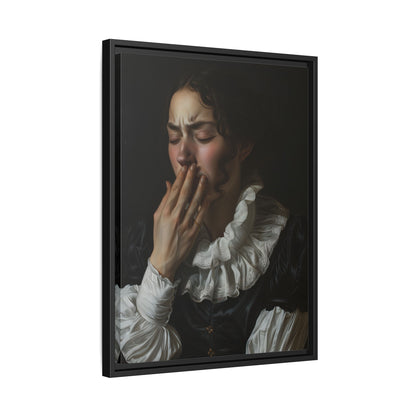 Framed Canvas - Oh No, It Hit Me