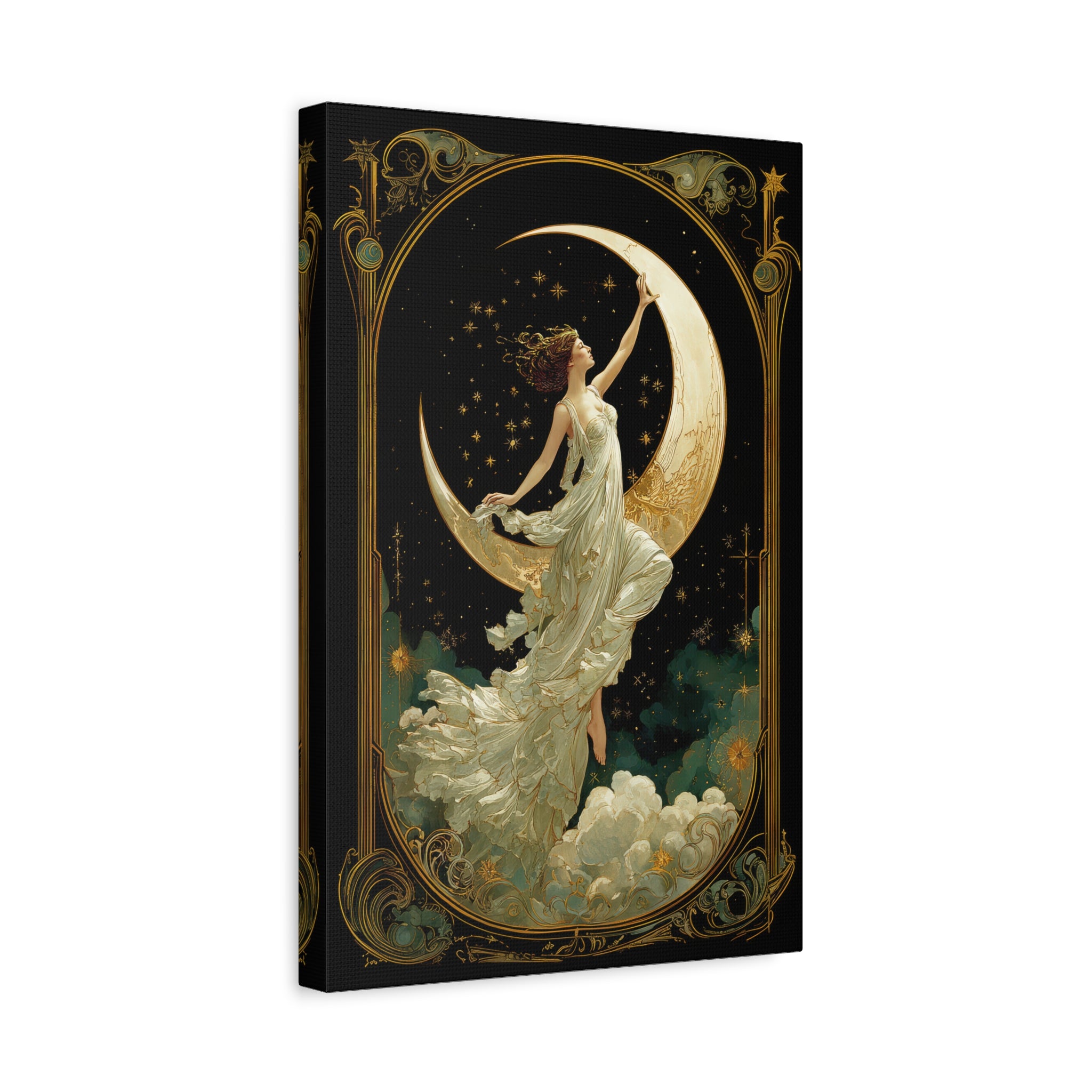 1.25" Matte Canvas - Moon Goddess Ascending