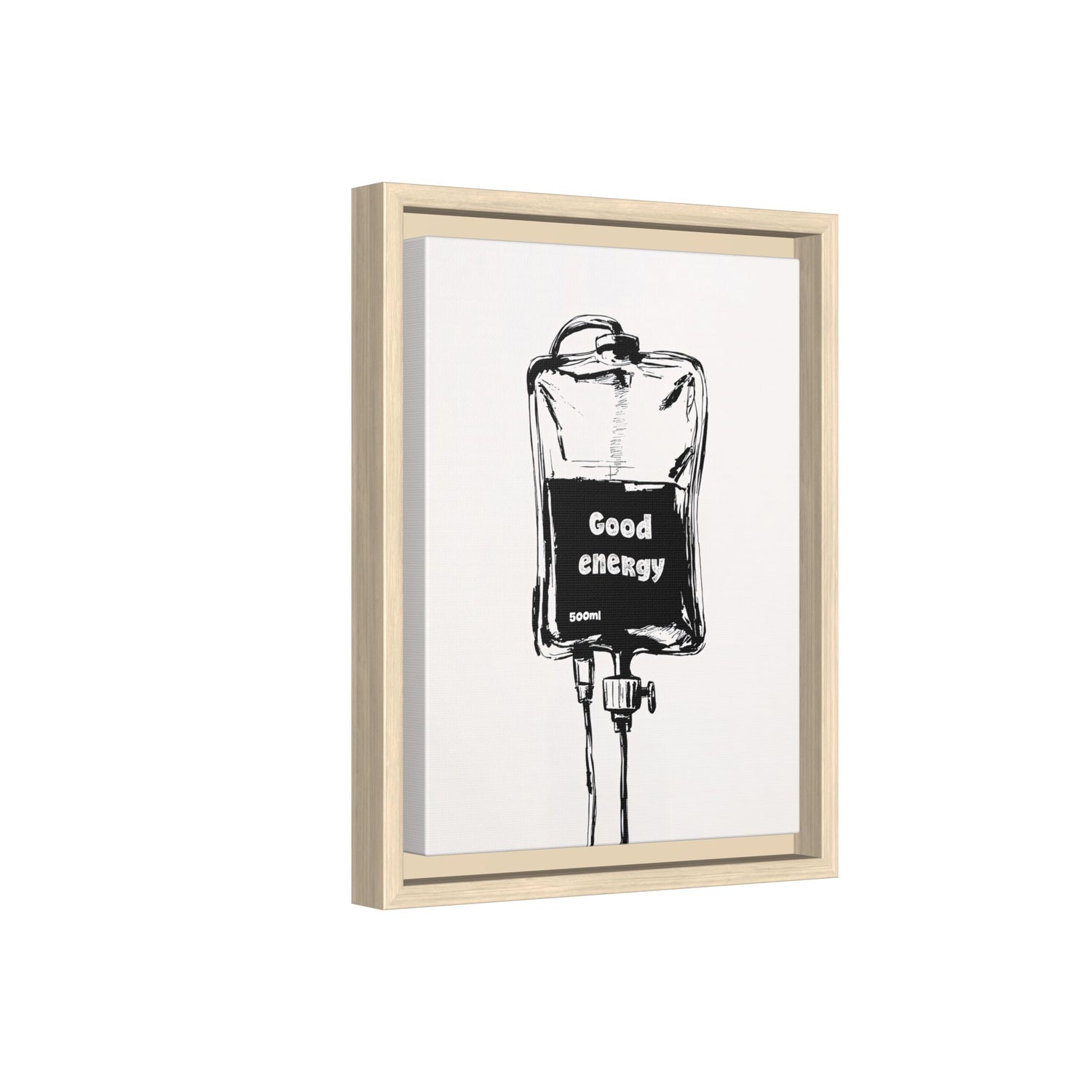 Framed Canvas - Good Energy IV Bag
