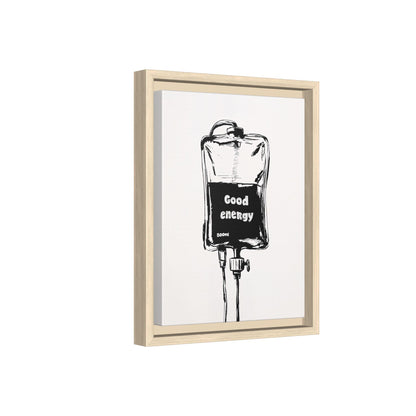 Framed Canvas - Good Energy IV Bag