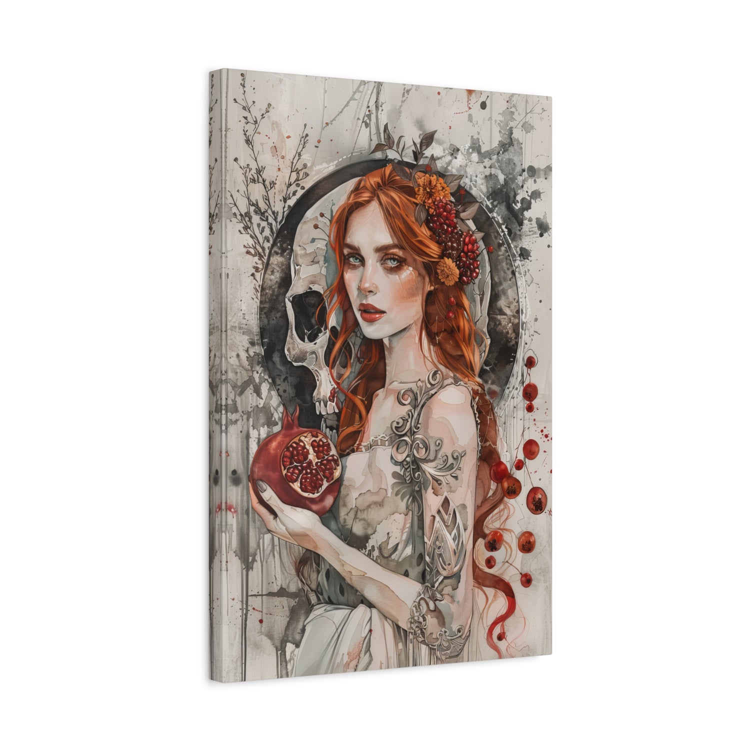 1.25" Matte Canvas - Persephone’s Pomegranate Curse