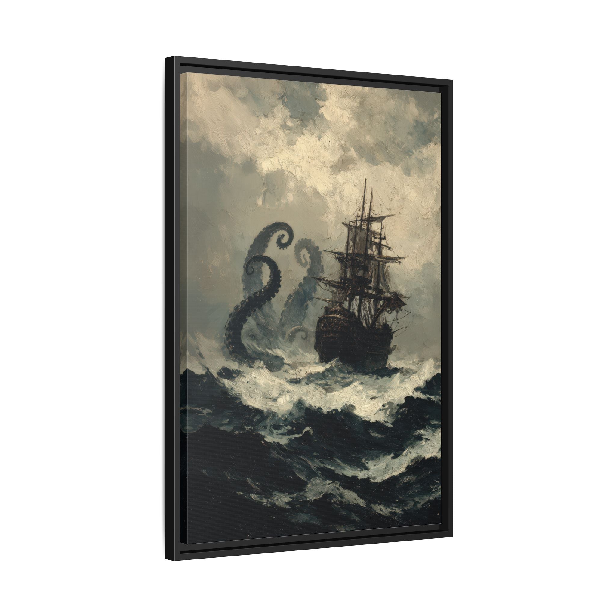 Framed Canvas - Into the Kraken’s Wake