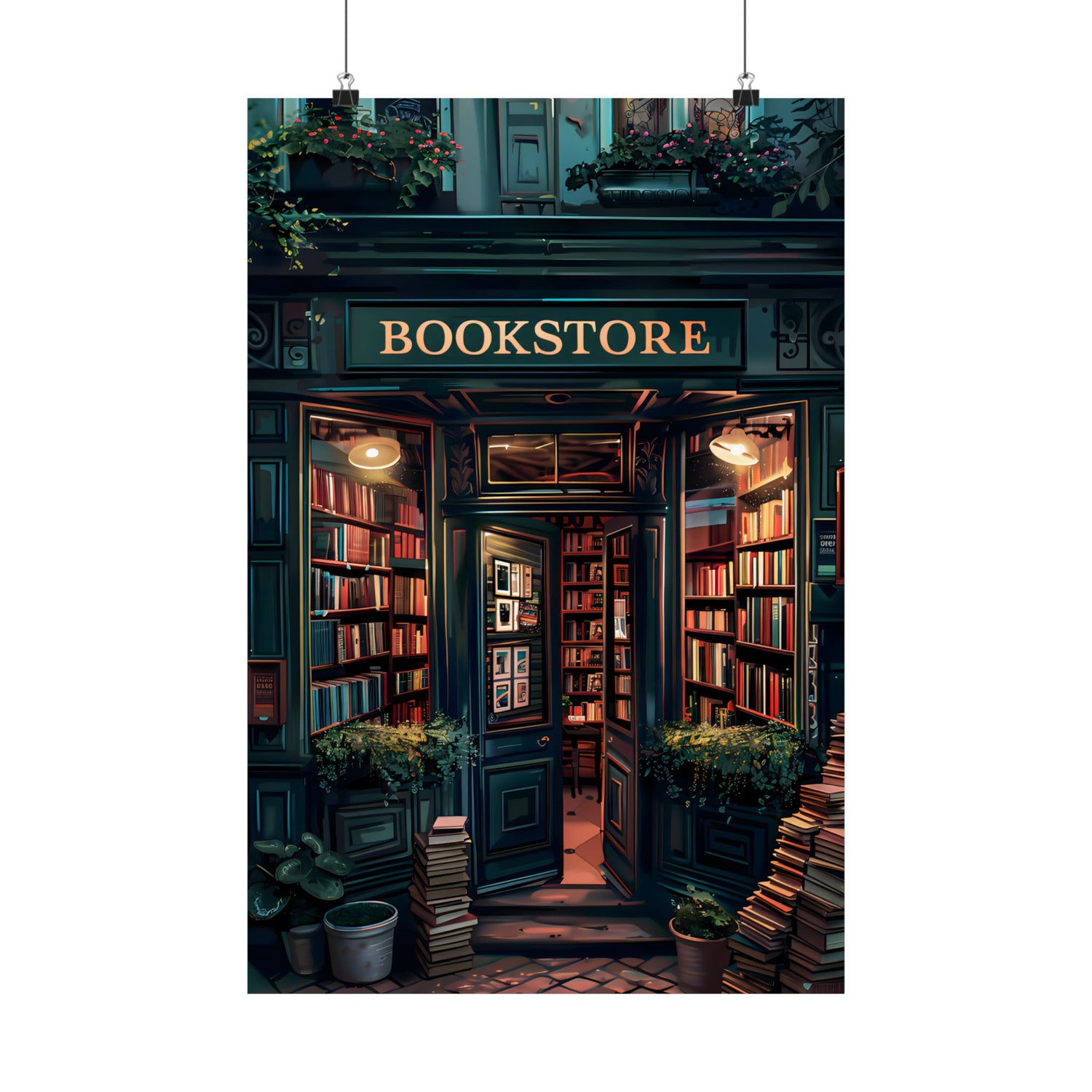 Midnight Bookstore Glow