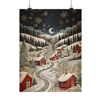 Silent Snowfall Village