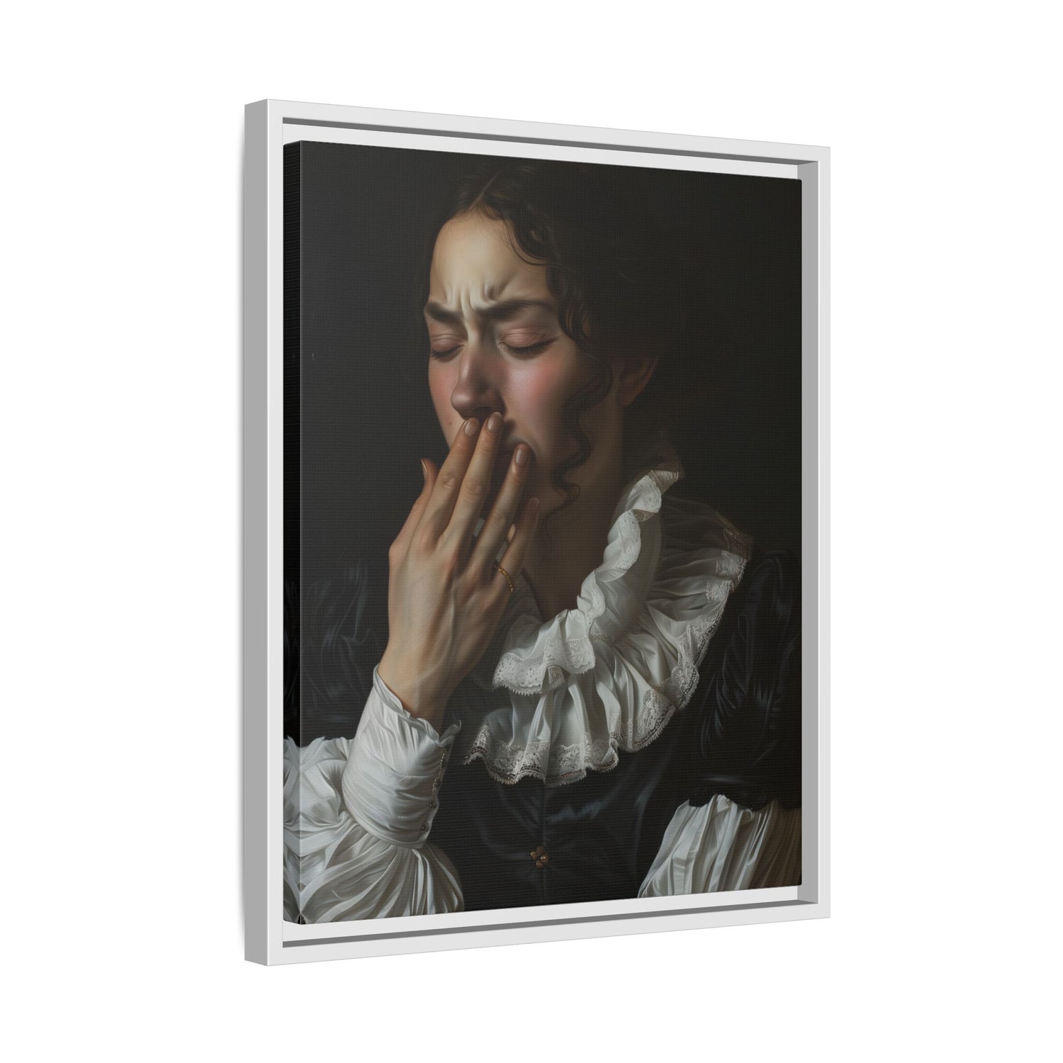 Framed Canvas - Oh No, It Hit Me
