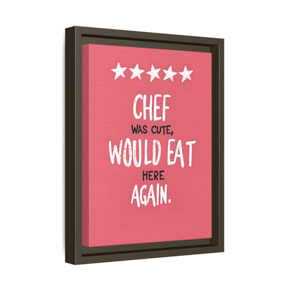 Framed Canvas - Chef’s Charm