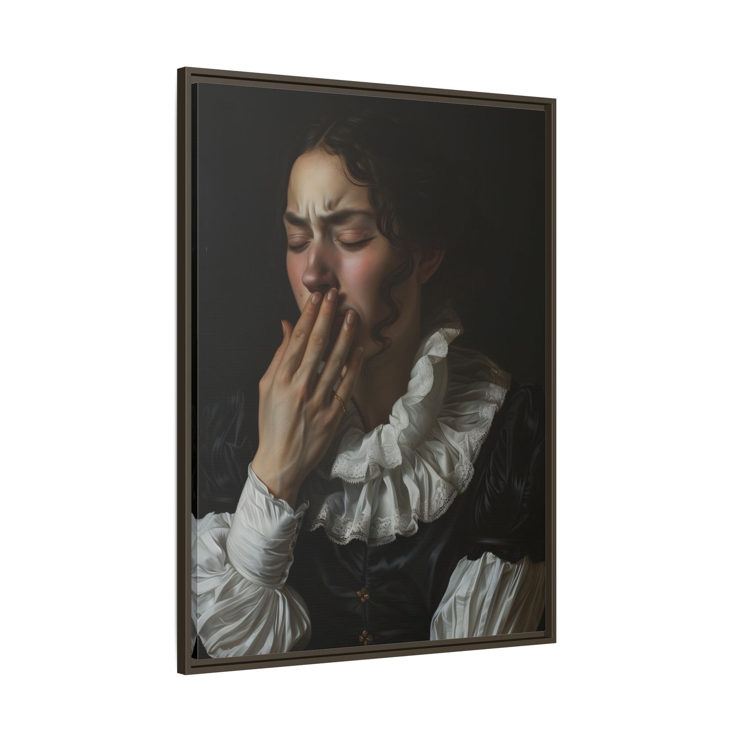 Framed Canvas - Oh No, It Hit Me