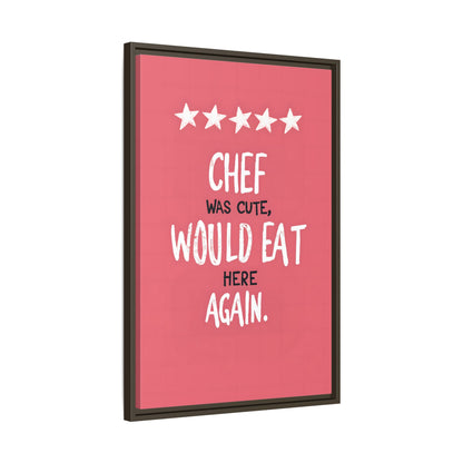 Framed Canvas - Chef’s Charm