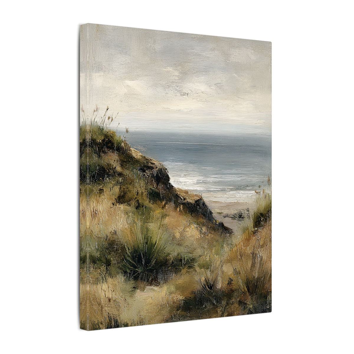 .75" Matte Canvas - Misty Coastal Seascape