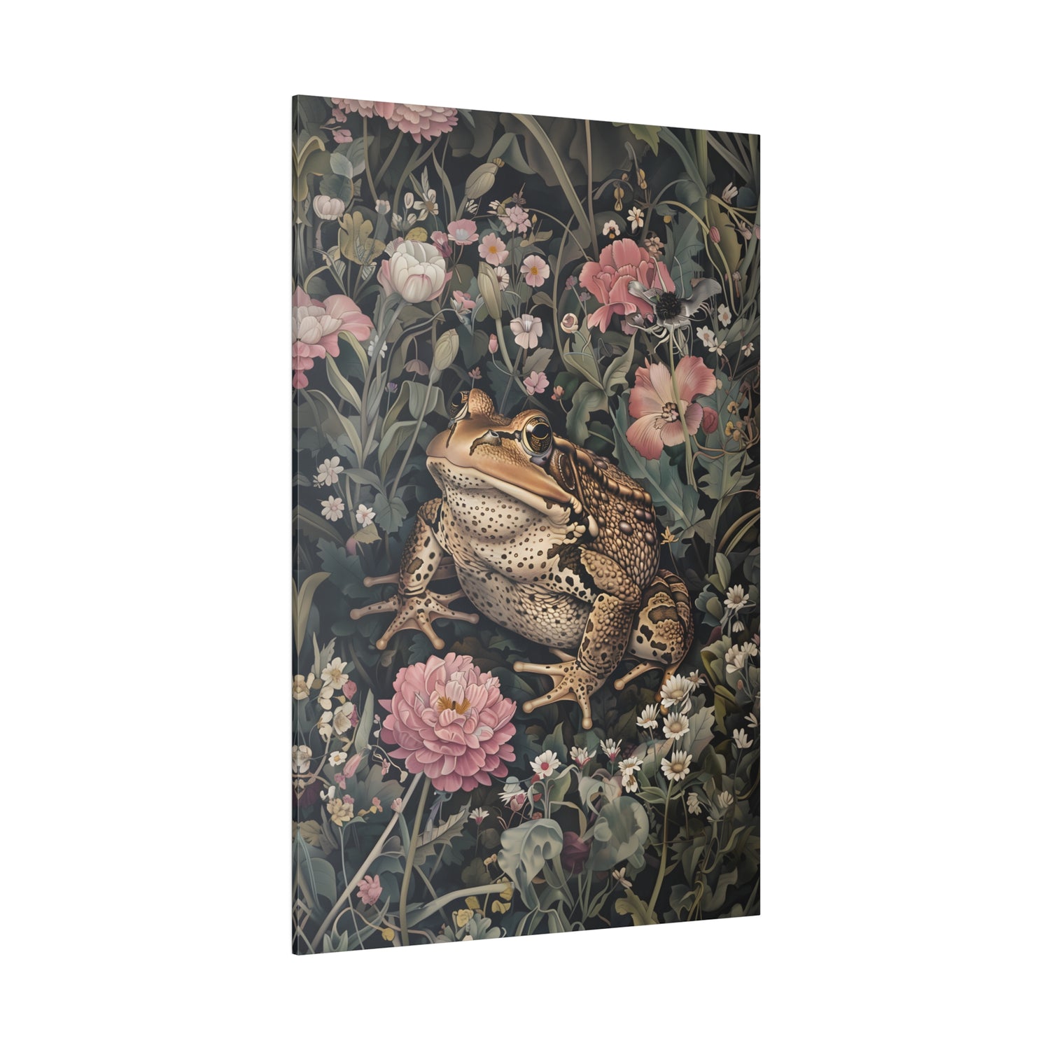 .75&quot; Matte Canvas - Enchanted Frog&