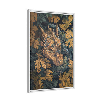 Framed Canvas - Enchanted Forest Dragon
