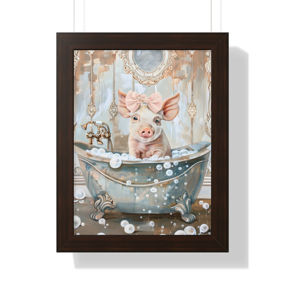 Framed Paper Print - Piglet&