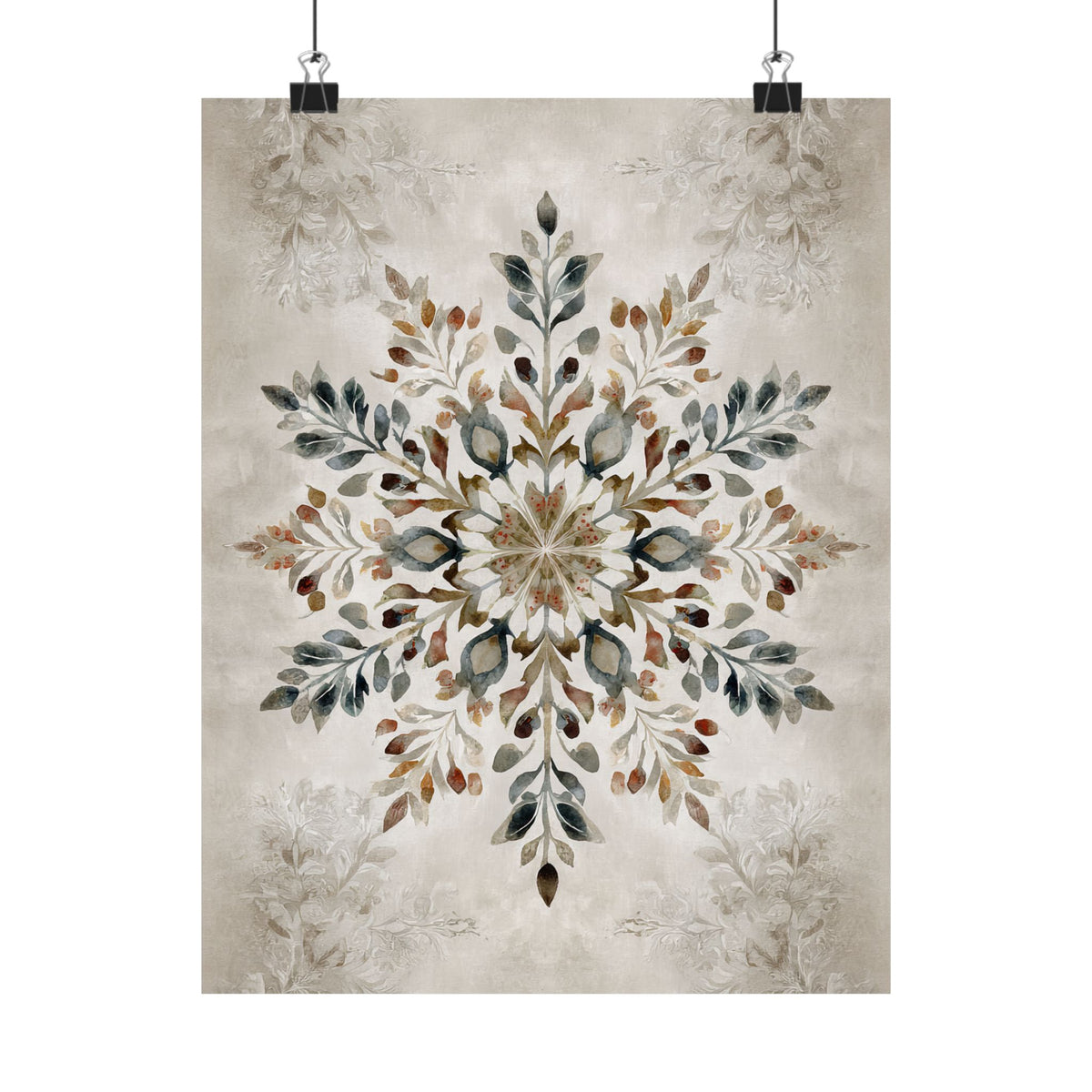 Nordic Botanical Snowflake