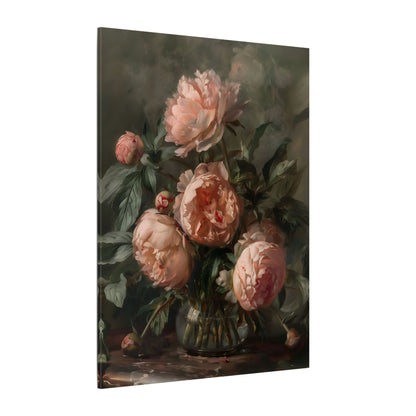 .75" Matte Canvas - Vintage Blush Peony Bouquet