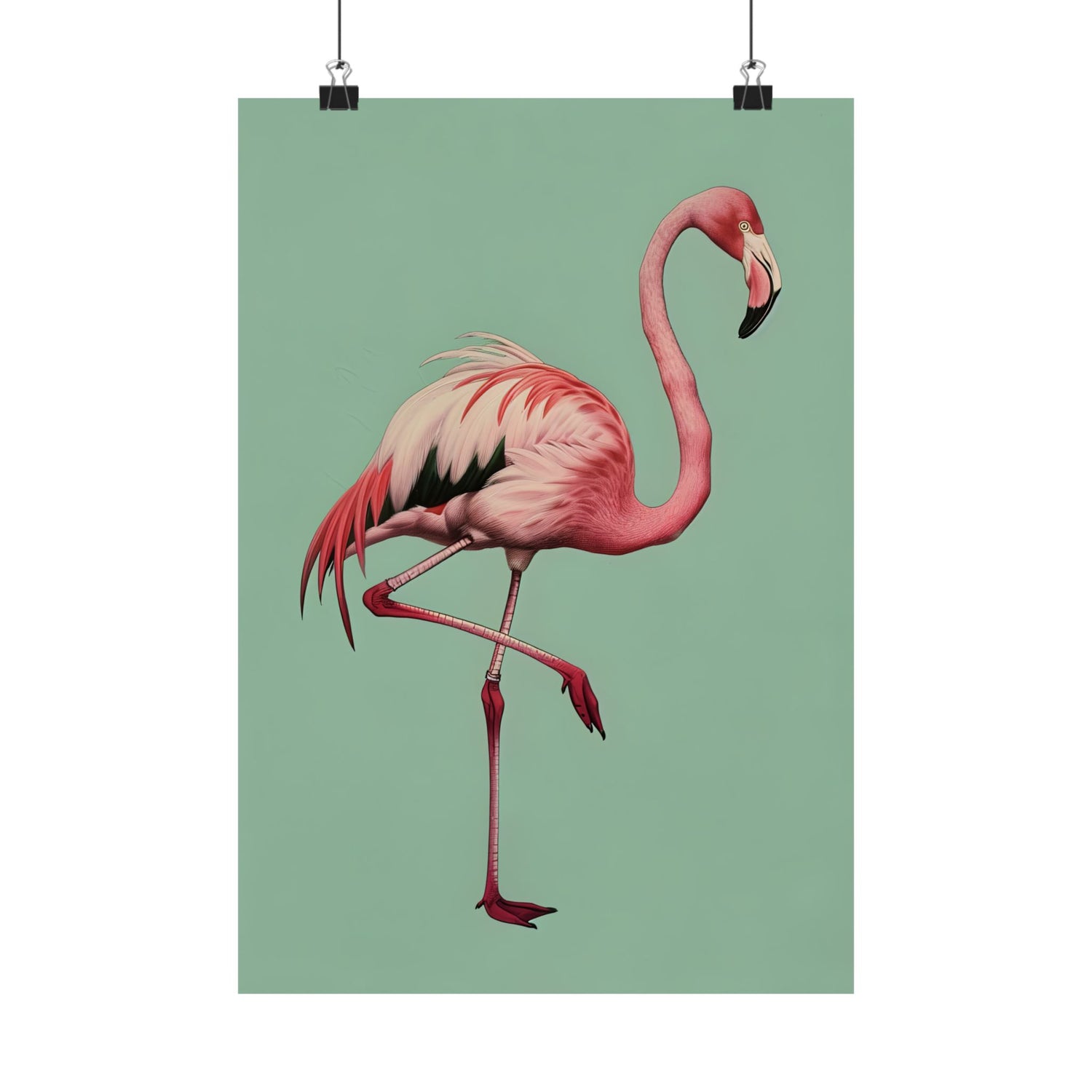 Pink Flamingo Tropical