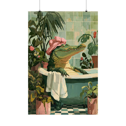 Bathtub Alligator Spa Day