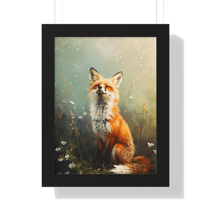 Framed Paper Print - Woodland Fox&