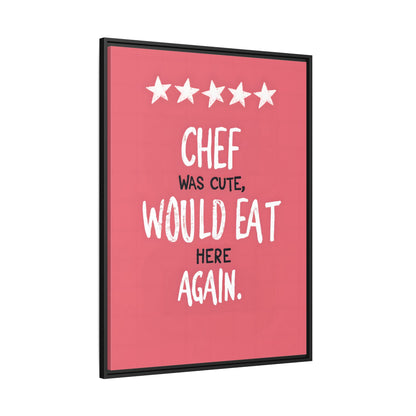 Framed Canvas - Chef’s Charm